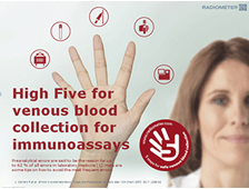 venous blood collection for immunoassays